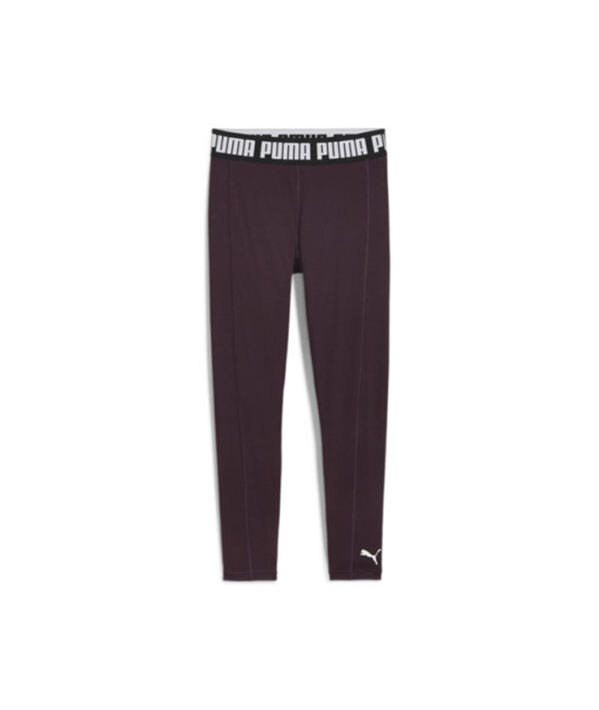 Collants Fitness Femme by Puma Train Puma Strong High Waist Full Tight Plum