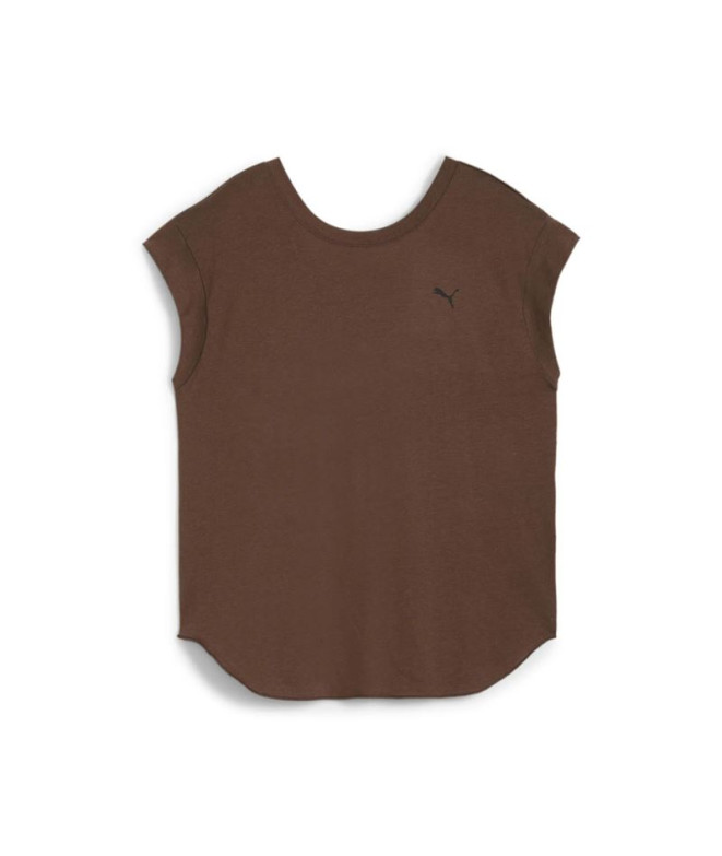 Camiseta Yoga de Puma Studio Foundations Mulher