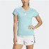 Camiseta adidas Mulher Aeroready Train Essentials Minimal Branding V-Neck Azul