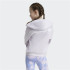Chaqueta adidas Future Icons 3 Bandas Cotton Fullzip Hoodie Niña Lila