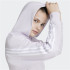 Chaqueta adidas Future Icons 3 Bandas Cotton Fullzip Hoodie Niña Lila