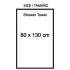 Toalla Microfibra Bali 80X130 Cm Gris Enebe