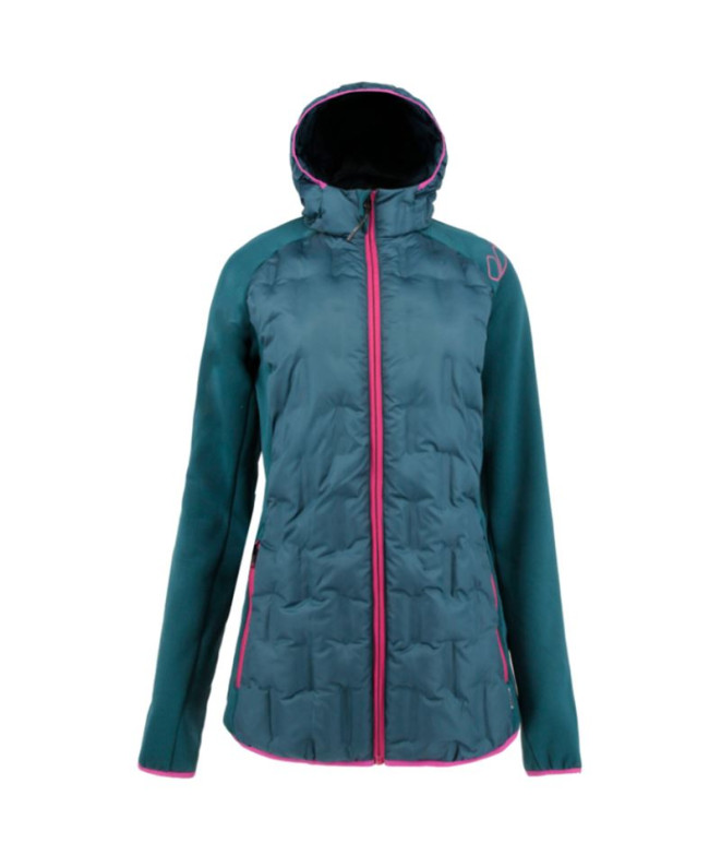 Veste Montagne Joluvi par Hybrid Rik Verde Petroleum Green Petroleum Green Petroleum Femme