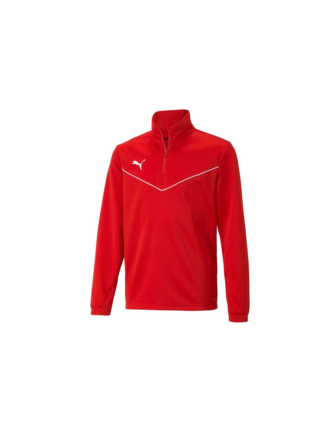 Sudadera Puma 1 4 Team Rise Infantil Rojo