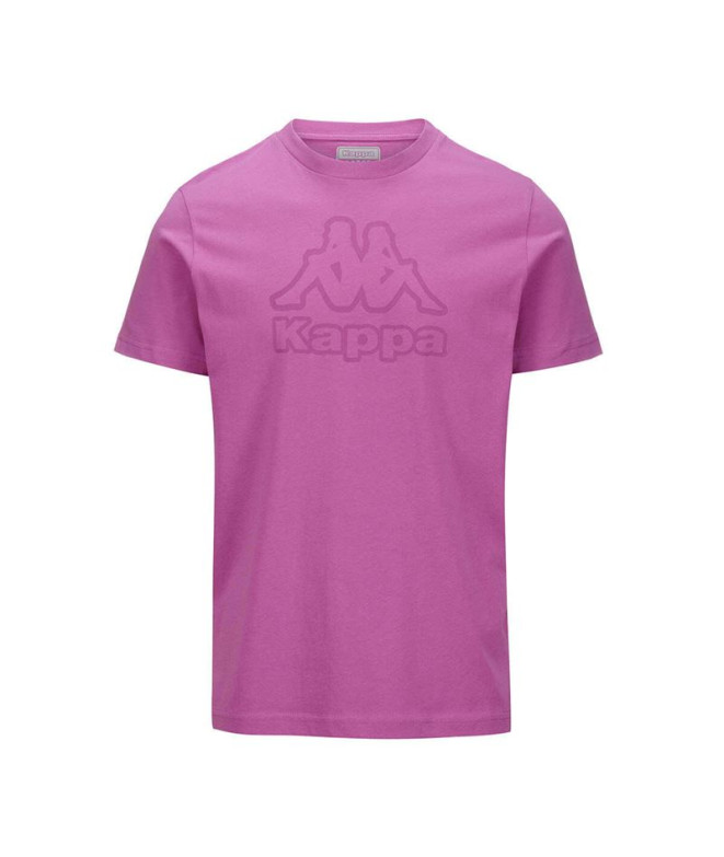 Camiseta Kappa Cremy Hombre Violet Bodacious/Violet Mauve