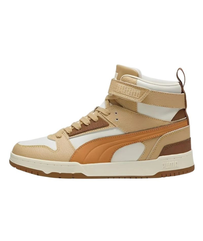 Sapatilhas Casual Homem Puma Rbd Game Lthr Alpine Snow/Coffee