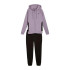 Chándal de Casual Puma Classic Hooded Tracksuit Fl Mujer Negro/Morado