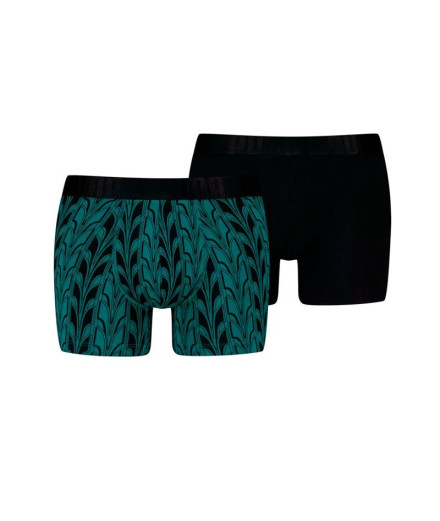 Calzoncillos Puma Terrace Print Hombre Verde Sea Pack