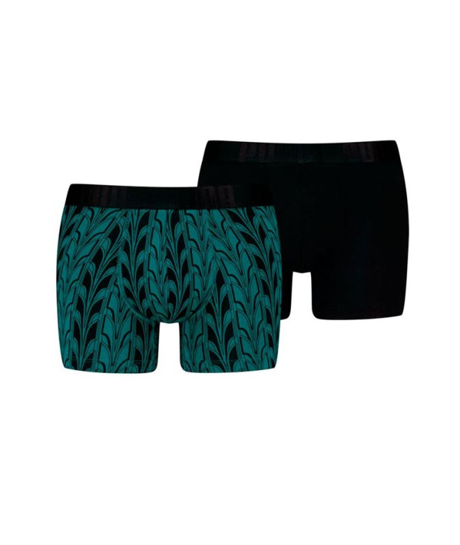 Calzoncillos Puma Terrace Print Hombre Verde Sea Pack