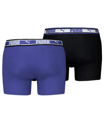 Slip Homme Puma Dual Logo Purple combo Pack 2