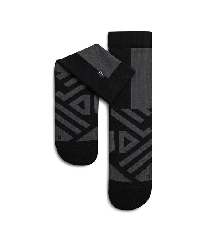 Calcetines de Running On running Performance Mujer Negro/Gris