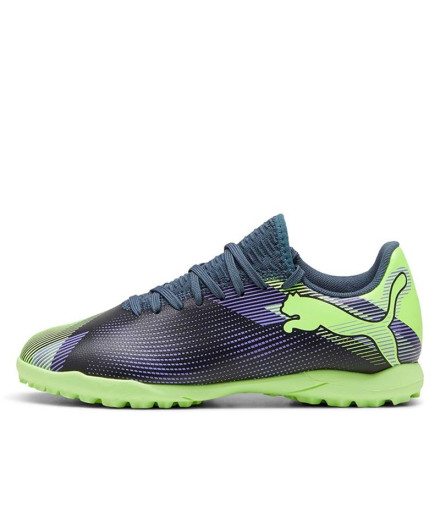 Football Enfant Puma Future 7 Play Tt Boots Green/Purple 2