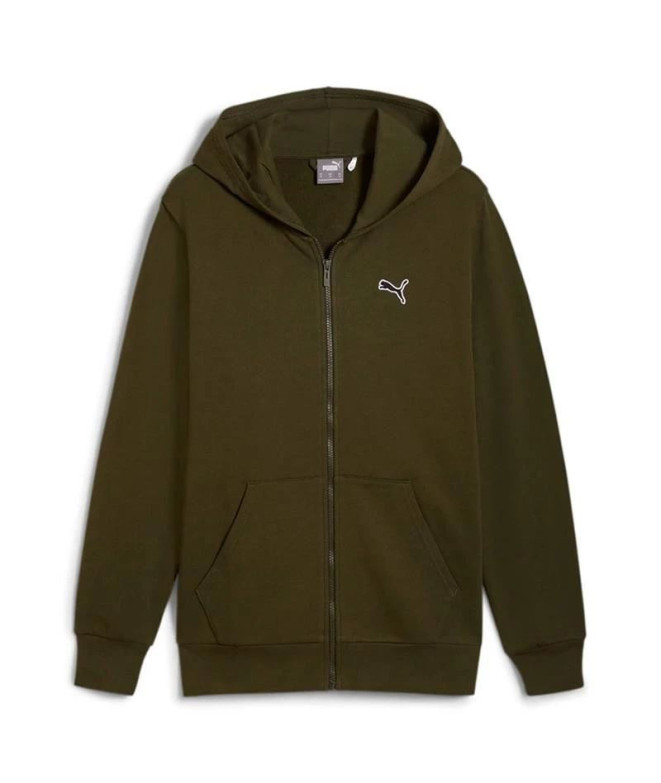 Veste Décontracté Homme Puma Better Essentials Full-Zip Hoodie Fl Dark Olive