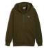 Casaco Casual Homem Casaco com capuz com fecho integral Puma Better Essentials Fl Dark Olive