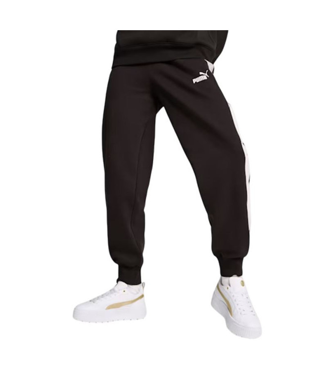 Pantalón Casual Puma Power Pants Fl Mujer Negro