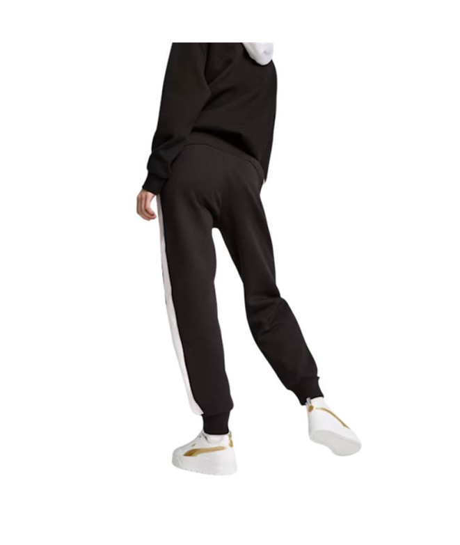Pantalón Casual Puma Power Pants Fl Mujer Negro