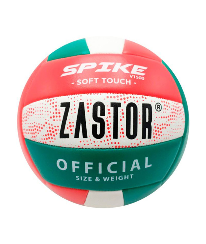 Balle Volley-ball Spike 5V1500 Rouge/Vert Enebe