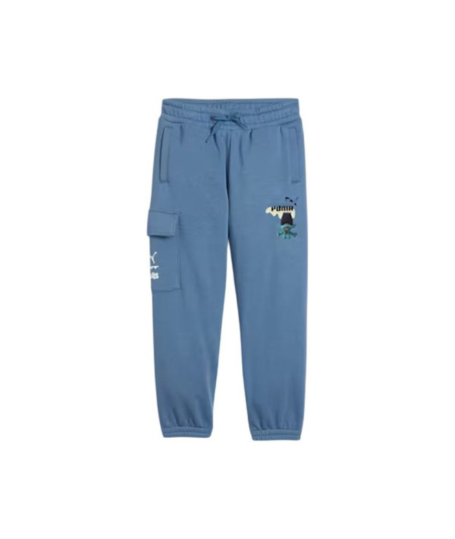 Calça Casual Menino Calças Puma X Trolls Cargo Tr Horizon Blue