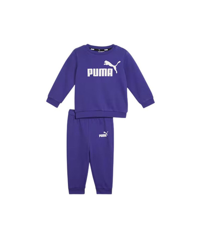 Calça Casual Infantil Puma Minicats Ess Crew Jogger Fl Lapis Lazuli