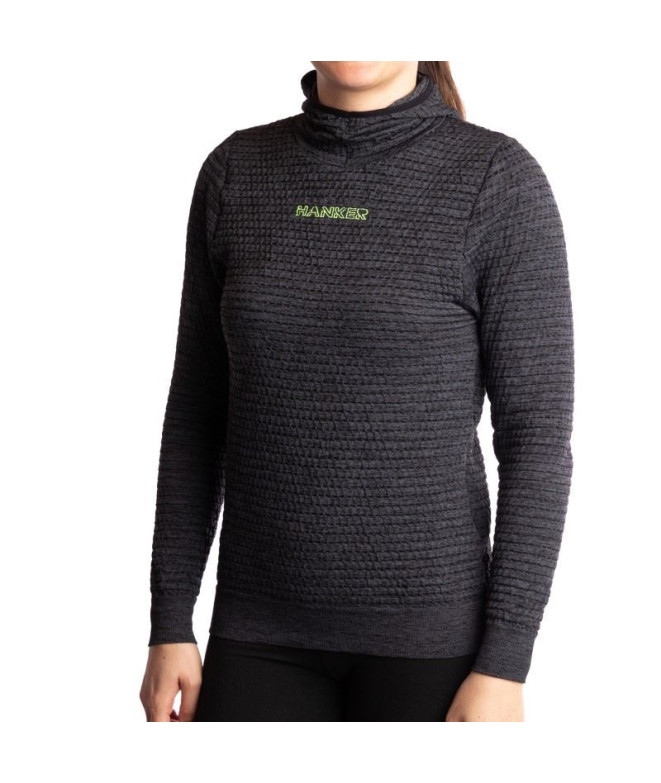 Sudadera de Running Hanker Nadis Gris