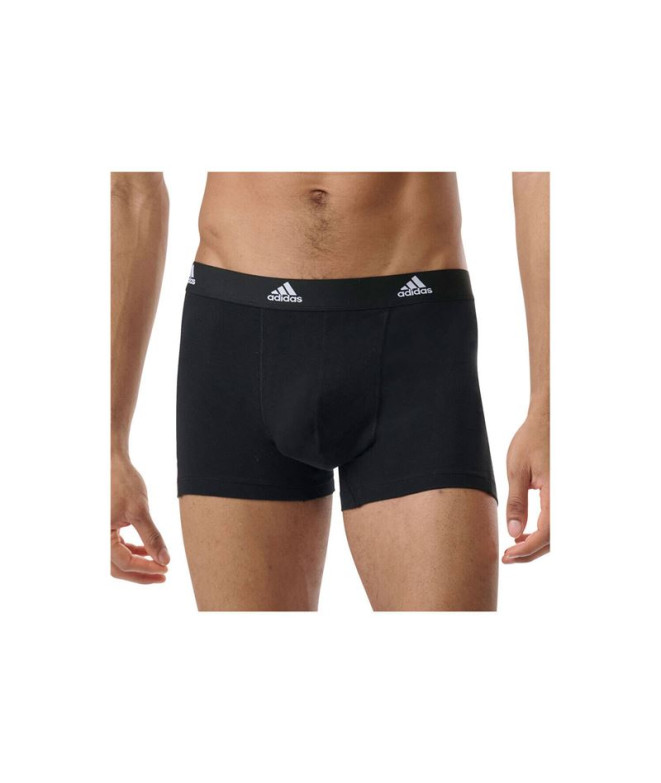 Cuecas adidas Calções boxer Pack3 Active Flex Cotton Preto