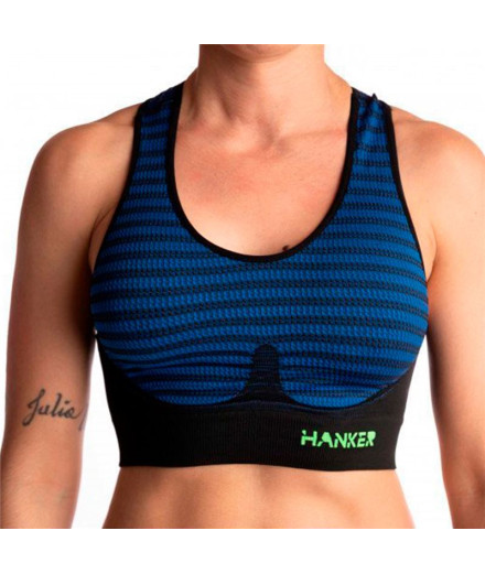 Haut Running Haut de Hanker Cane Blue