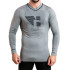 Camiseta Running de Lenço M/Larga Termica Dadpa Cinzento