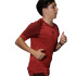 Camiseta running de Lenço M/Curto Vermelho