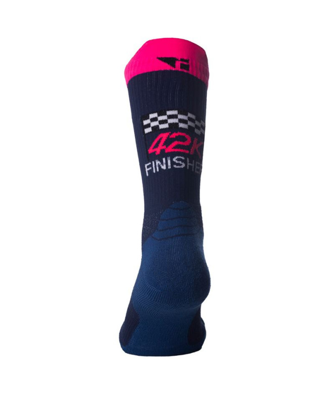 Meias Running de Hanker Run Navy Blue
