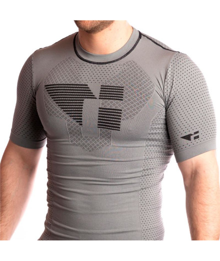 Camiseta Running de Hanker M/Curto térmico Yod Cinzento