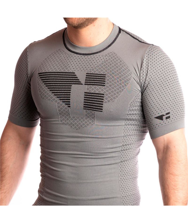 Camiseta Running de Hanker M/Curto térmico Yod Cinzento