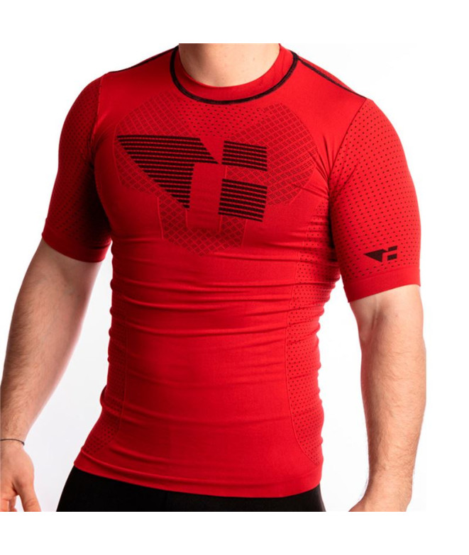 Camiseta Running de Lenço M/Curto térmico Yod Vermelho