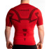 Camiseta Running de Lenço M/Curto Térmico Yod Vermelho