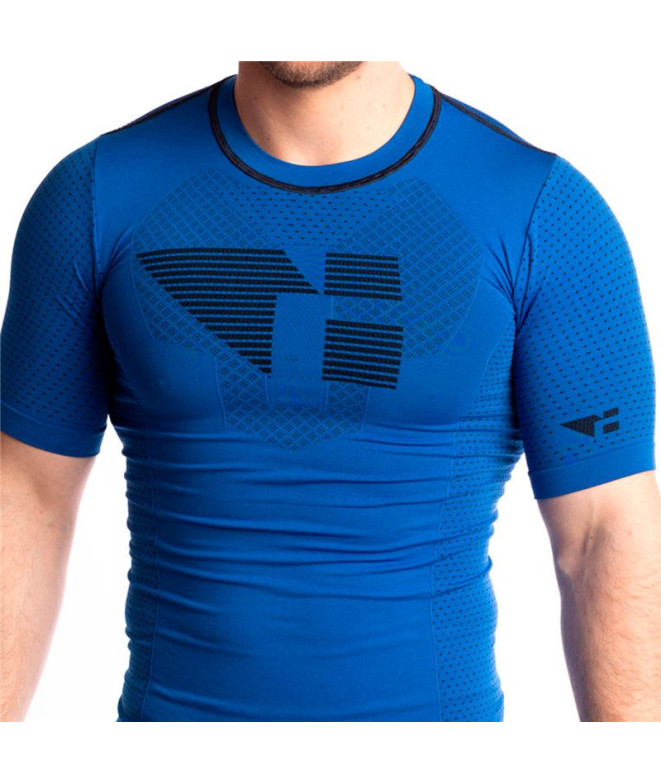 T-shirt Running de Hanker M/Short Thermal Yod Blue