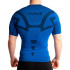 Camiseta Running de Lenço M/Curto térmico Yod Azul