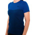 Camiseta Running by Hanker Dung Manga curta azul