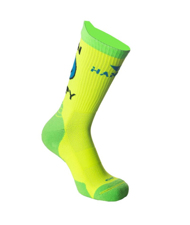 Calcetines de Running Hanker Run Amarillo