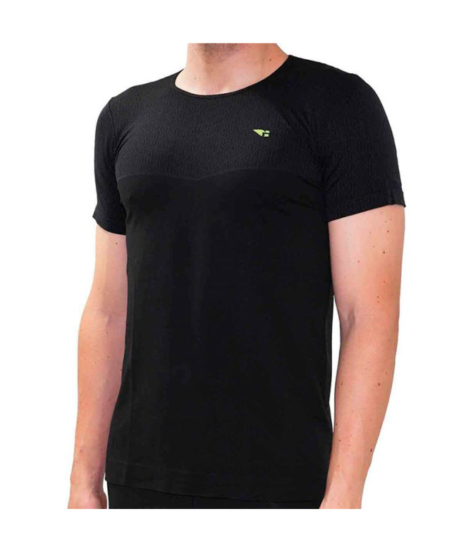 Camiseta Running by Hanker Dung Manga curta Preto