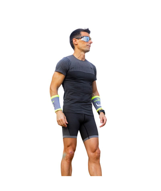 Camiseta Running by Hanker Dung Manga curta Preto