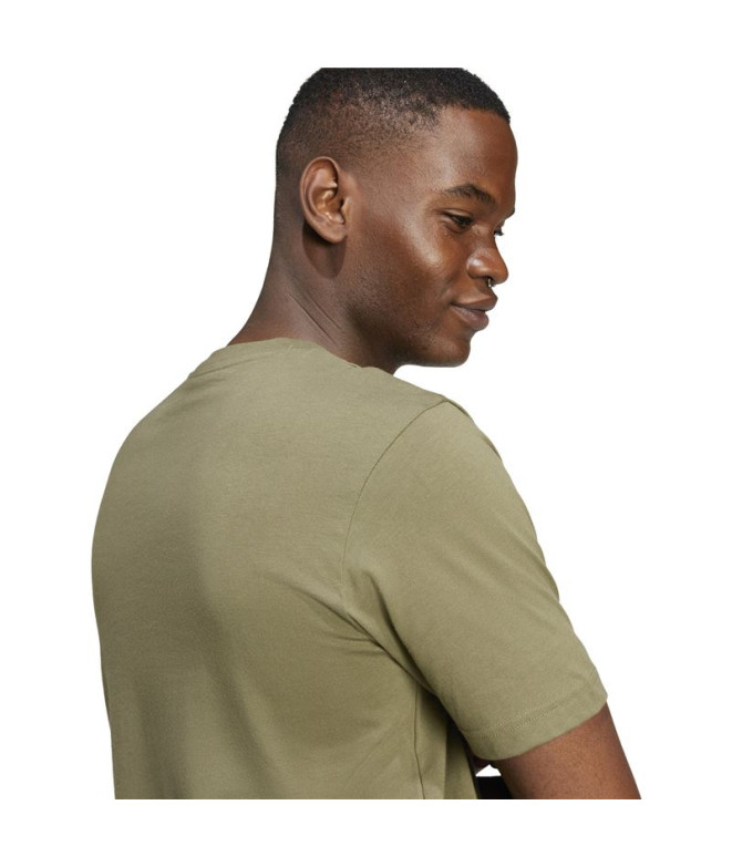 Camiseta adidas Homem Caixa Camo Verde Escuro