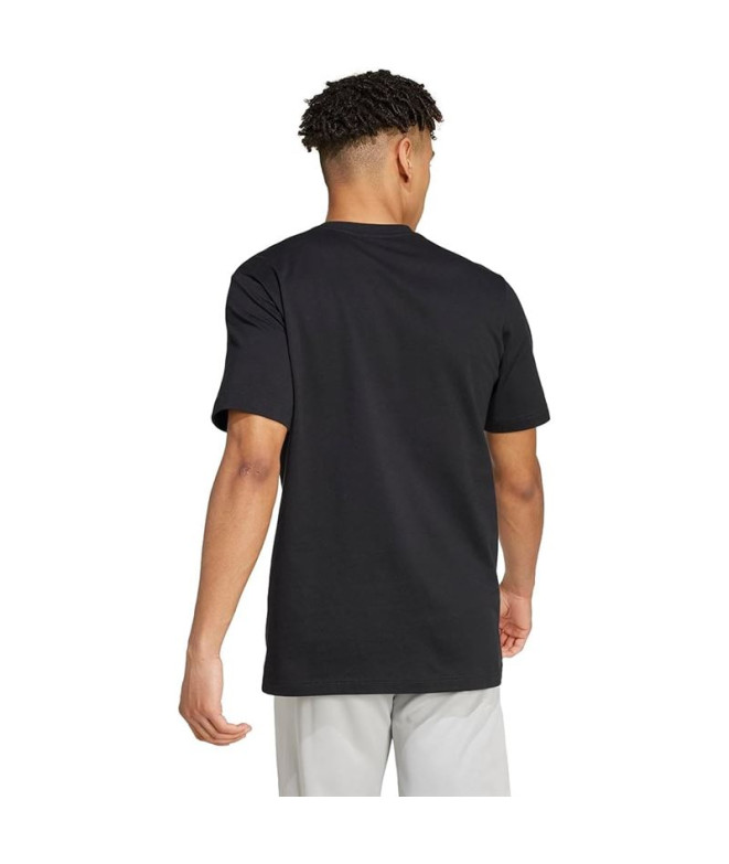 Camiseta adidas Homem Camo Lin Preto