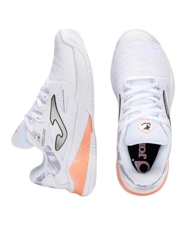 Zapatillas Joma Spin Lady 2502 Blanco Mujer Blanco