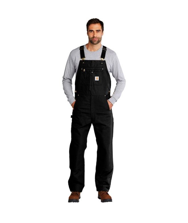 Mono Carhartt Bib Overall Hombre Negro