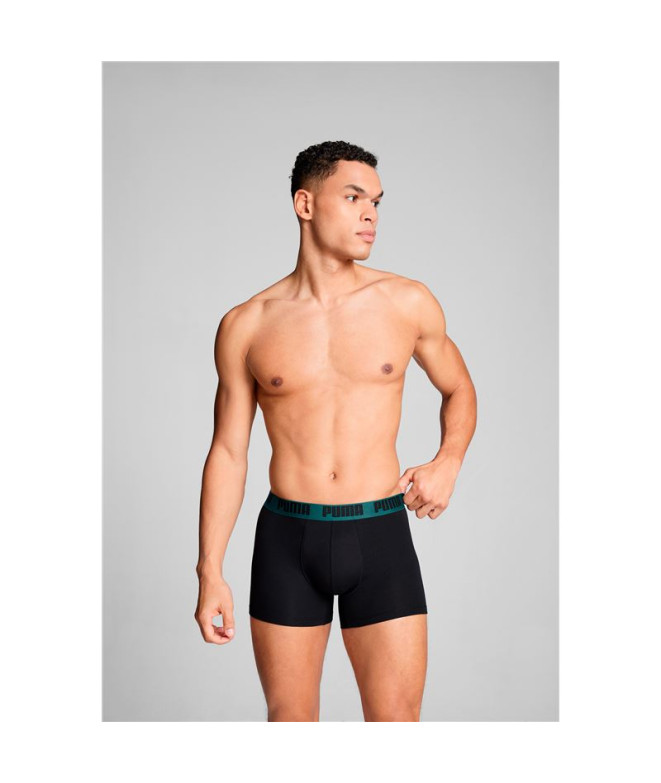Cuecas Homem Puma Everyday Basic Verde-mar Pack