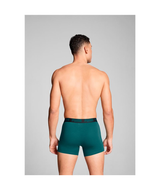 Cuecas Homem Puma Everyday Basic Verde-mar Pack