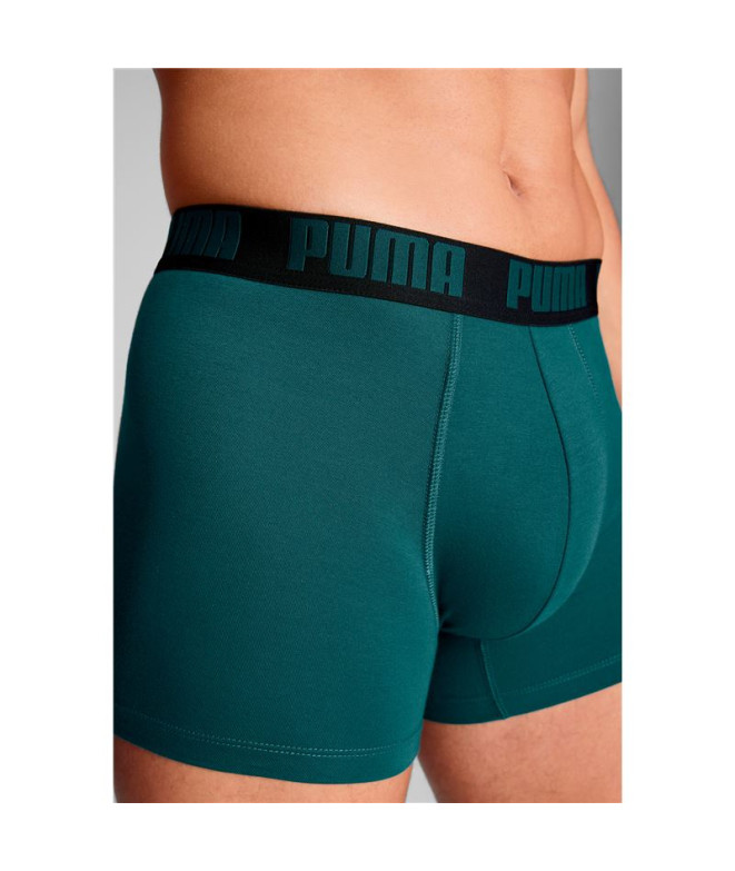 Cuecas Homem Puma Everyday Basic Verde-mar Pack