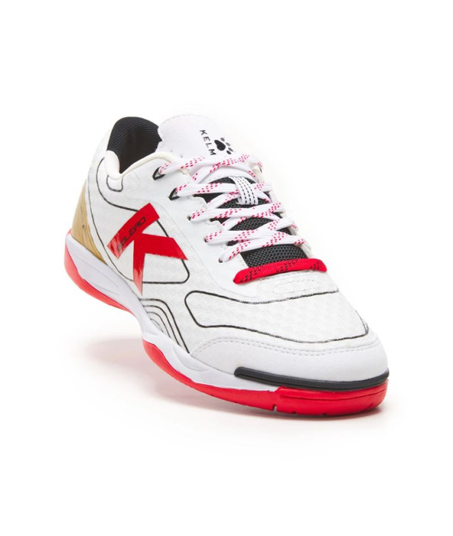 Chaussures De Football Sala Kelme Goleiro Blanco