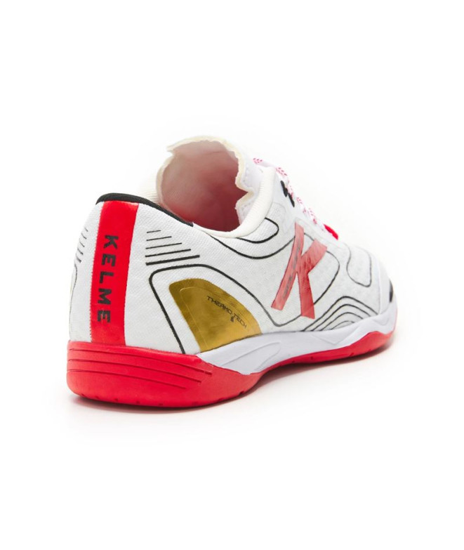 Chaussures De Football Sala Kelme Goleiro Blanco