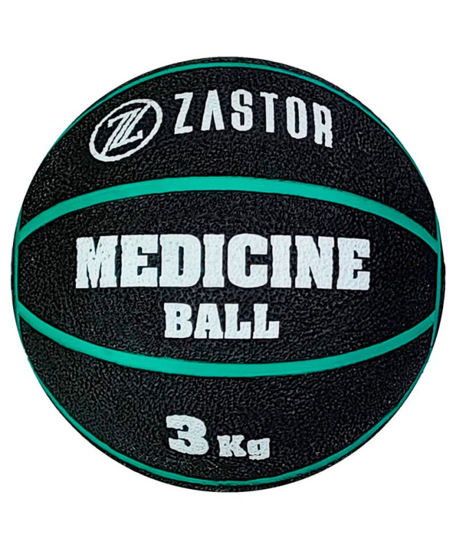 Balón Zastor Balón Medicinal Caucho Mek Negro verde