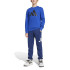 Conjunto adidas Bl French Terry Jog 240 Infantil Azul/Negro